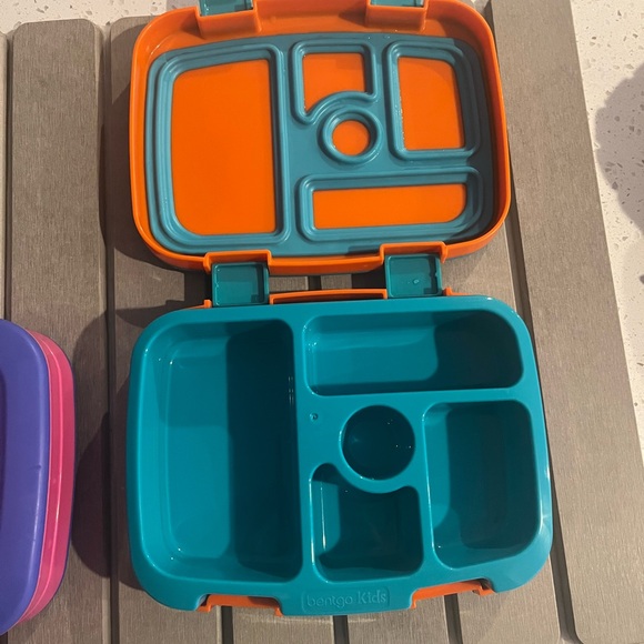 Bentgo Colorful Food Storage Containers - Pink and Orange - Picture 5 of 7